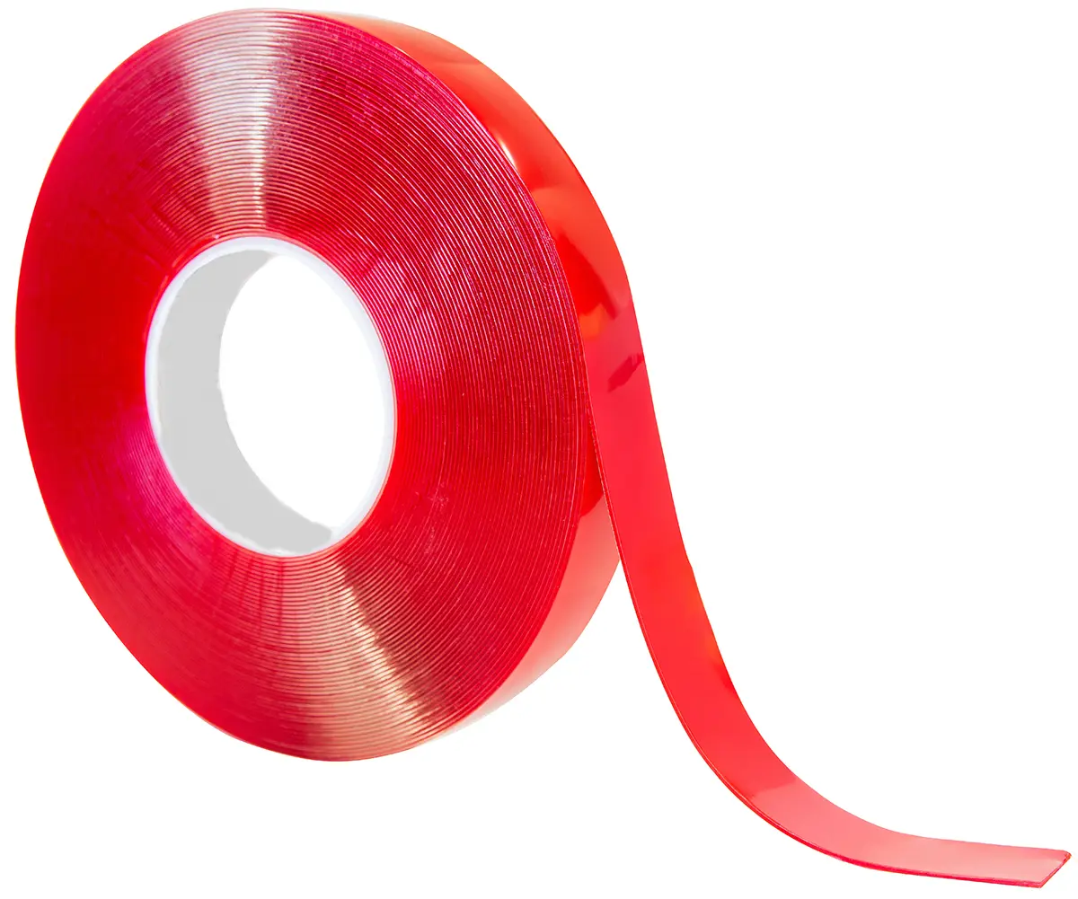RS PRO RS PRO Schaum Schaumstoff Klebeband doppelseitig, Lichtdurchlässig, Stärke 1 mm, 6 mm x 33 m