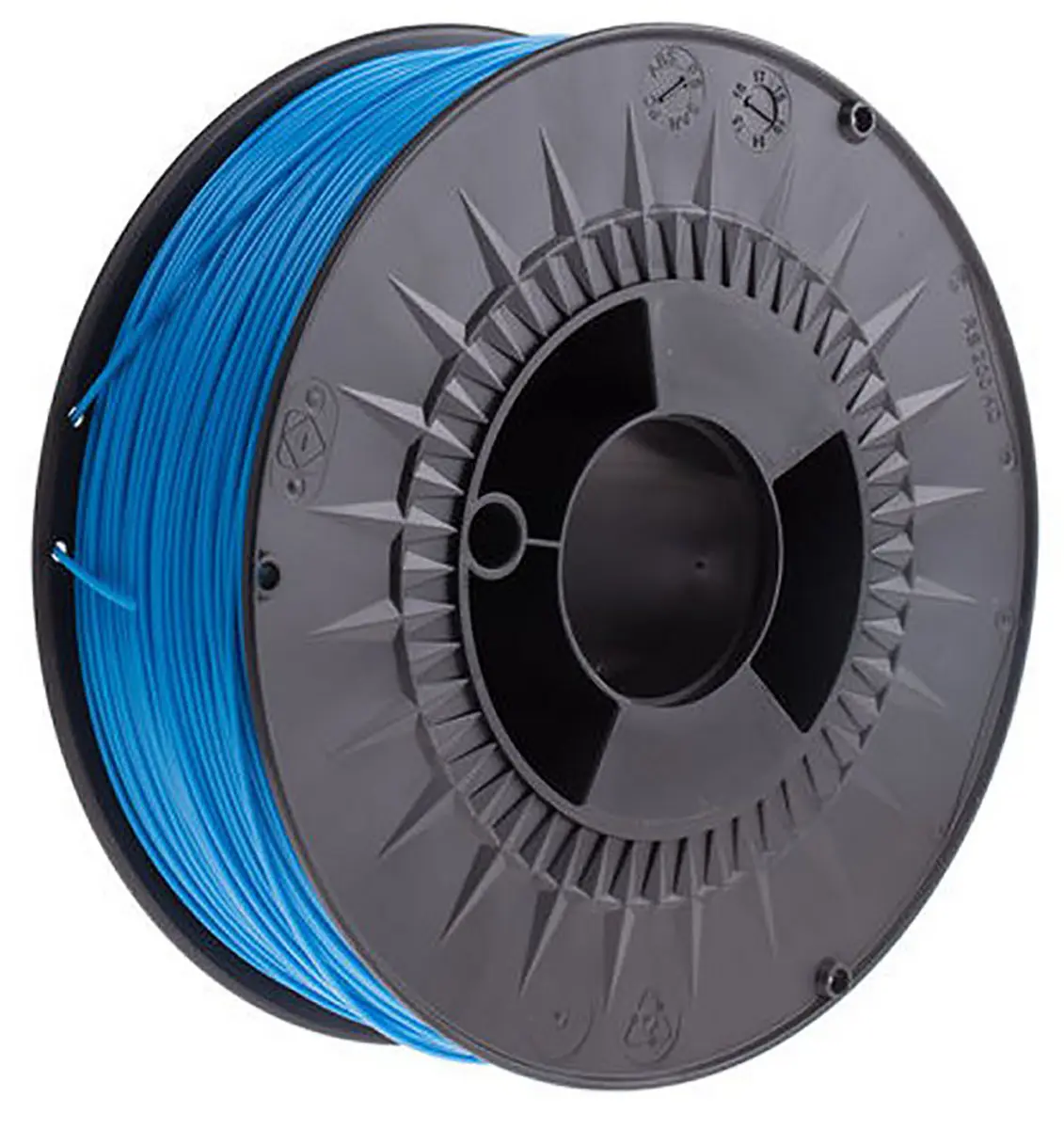 Produktfoto 1 von RS PRO Polymilchsäure 3D-Drucker Filament zur Verwendung mit Gängige Desktop-3D-Drucker, Dunkelblau, 1.75 mm, Fused