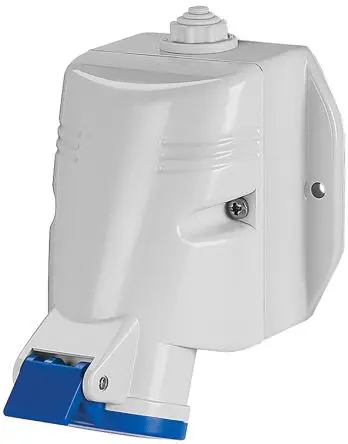 Produktfoto 1 von Scame OPTIMA-TOP Leistungssteckverbinder Blau, 230V 2P+PE / 32A, Wand IP44