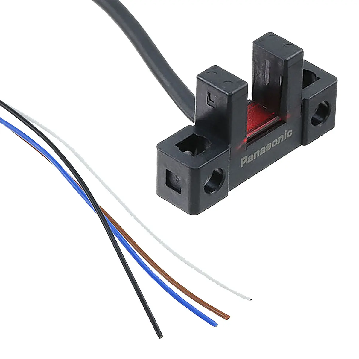 Produktfoto 1 von Panasonic PM-45 Optischer Sensor, Durchgangsstrahl, Bereich 6 mm, NPN Ausgang, Anschlusskabel