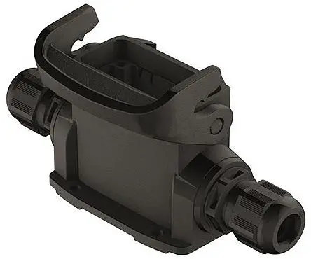 Produktfoto 1 von HARTING Han-Eco Gehäuse für robusten Stromversorgungsstecker 1 Hebel 1, Oberfläche 10A Steckverbindergehäuse, IP65