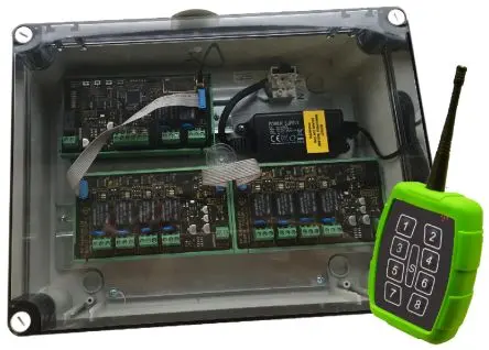 Produktfoto 1 von RF Solutions Fernbedienungssystem 868 MHz FSK 8 Kanäle 12 V