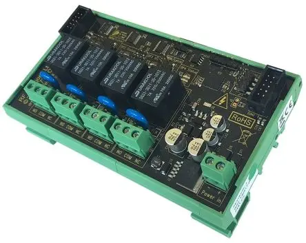 Produktfoto 1 von RF Solutions Fernsteuerung Basisstationen Ausgangsmodul 868 MHz FSK 4-Kanäle 12/32 V
