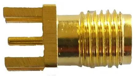 Produktfoto 1 von RF Solutions CON Buchse Koaxialsteckverbinder SMA-Steckverbinder, Kante, 50 Ω Lot, Standard, Gerade