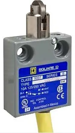 Produktfoto 1 von Telemecanique Sensors 9007 Endschalter, Rollenstößel SPDT-DB, IP67, Zinkdruckguss 240V ac 10A