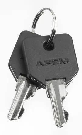 APEM Schlüsselschalter-Schlüssel zur Verwendung mit Serie LK