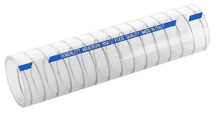 Contitech Armorvin HNA Schlauch, Ø 60 mm 72 mm Außen-ø Klar Polyvinylchlorid Polyvinylchlorid Galvanisierter Stahl x 10