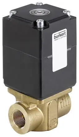 Produktfoto 1 von Bürkert 2875, 2 Proportionales Magnetventil 24V dc, Öffner 9.53 mm 9.53 mm