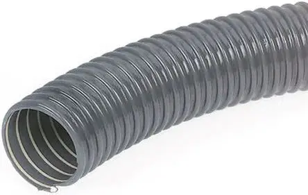 Produktfoto 1 von Merlett Plastics Saug- und Förderschlauch Polyvinylchlorid, Innen-Ø 150 mm, Außen-Ø 29.6 mm Außen-ø , Länge 10 m, Grau