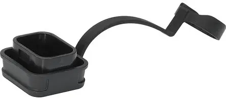 Produktfoto 1 von Schurter Schutzkappe für Schutzkappe Schwarz, Weiß IP67, IP69K