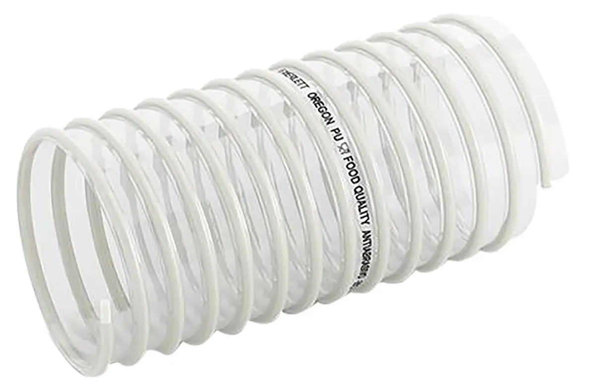 Produktfoto 1 von Contitech Saug- und Förderschlauch Polyvinylchlorid Verstärkt, Außen-Ø 109.6 mm Außen-ø , Länge 10 m, Klar