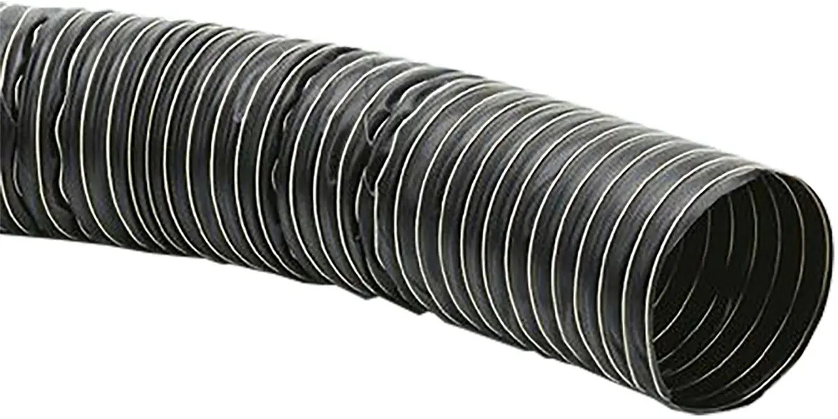 Contitech Saug- und Förderschlauch Neopren Verstärkt, Innen-Ø 76 mm, Außen-Ø 79 mm Außen-ø , Länge 4 m, Schwarz