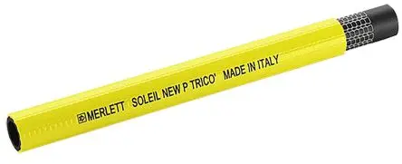 Produktfoto 1 von Merlett Plastics 915055 SOLEIL NEW P TRICO Schlauch, Ø 12 mm 16 mm Außen-ø  Gelb Polyvinylchlorid Gestricktes Textil x