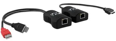 Produktfoto 1 von Adder HDMI Extender-Paar HDMI Video-Extender Catx, 1920 x 1080 pixel Max., 1 Videoanschlüsse, 50 m Erweiterungsdistanz,