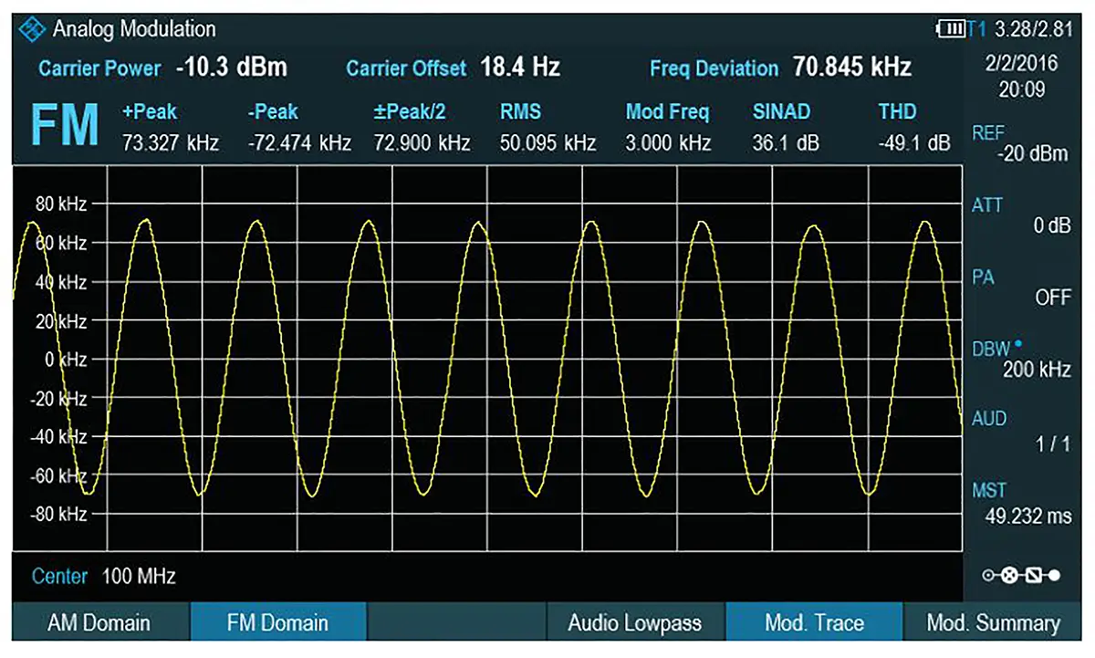 Produktfoto 1 von Rohde & Schwarz Software-Upgrade, SPA Frequenz-Upgrade, 2 GHz auf 3 GHz für Handheld-Spektrumanalysator Spectrum RIDER