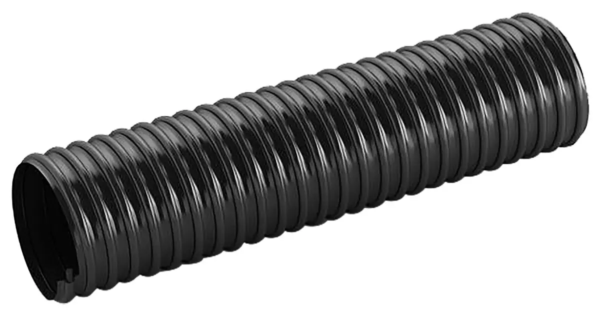 Produktfoto 1 von Contitech Saug- und Förderschlauch Polyvinylchlorid Verstärkt, Außen-Ø 44.4 mm Außen-ø , Länge 30 m, Schwarz