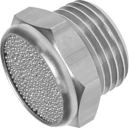 Produktfoto 1 von Festo AMTE-M-H Pneumatischer Schalldämpfer aus Messing 10 bar, Mit Gewinde G