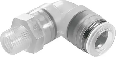 Produktfoto 1 von Festo NPQP, 133055, Pneumatischer Anschluss Polypropylen, Stecker R 1/8 Zoll R, 8mm Einsteck-Anschluss