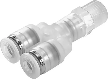 Produktfoto 1 von Festo NPQP, 133088, Pneumatischer Anschluss Polypropylen, Stecker Chemikalienbeständig R