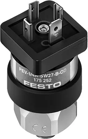 Produktfoto 1 von Festo PEV Relativdruck Druckschalter, 250V dc, 1 bar → 10 bar