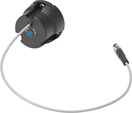 Produktfoto 1 von Festo SRBS-Serie 2393547 M 8 Steckverbinder 10V dc, 30 V dc Pneumatiksensor LED Signalleuchten, IP65, IP68