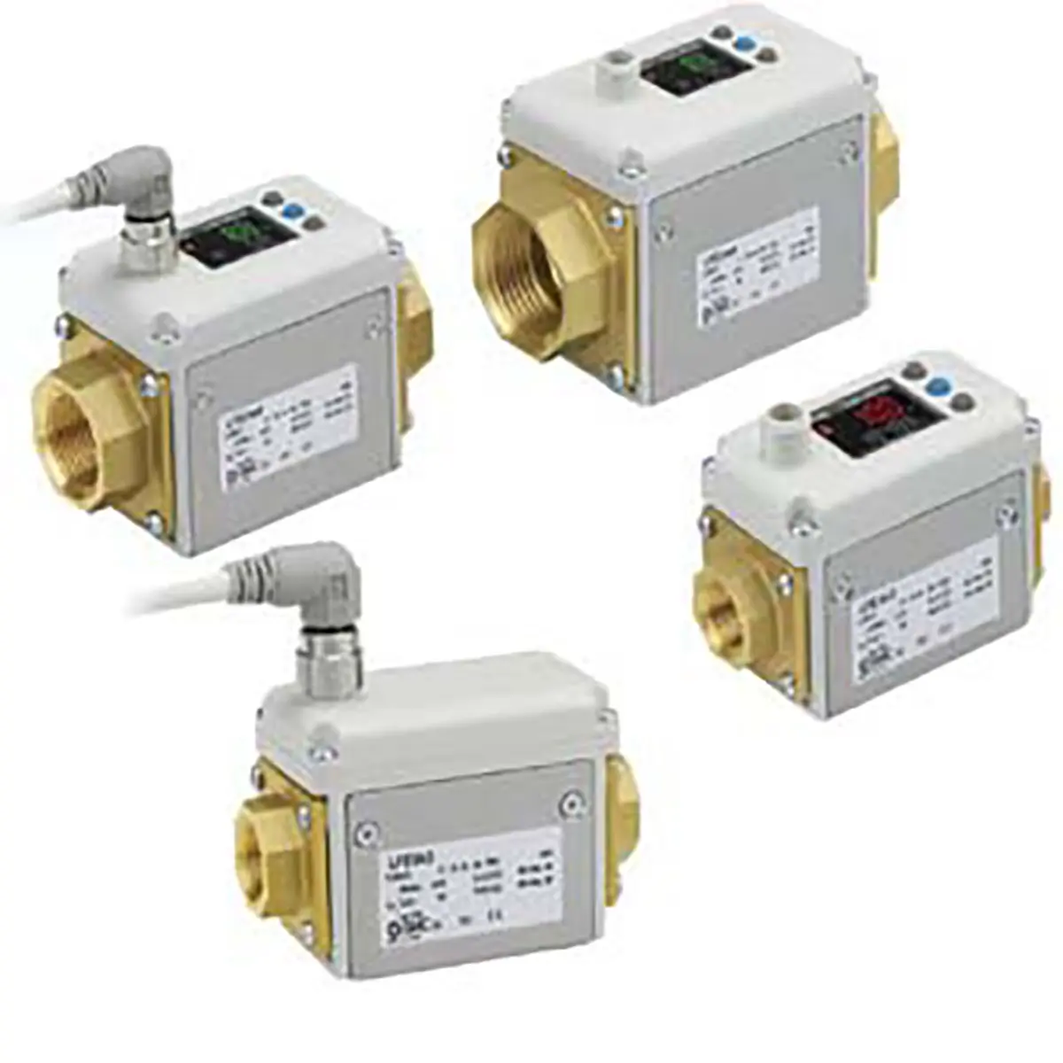 Produktfoto 1 von SMC LFE Direkt, Halterung Durchflussregler 100 L/min, Analog Ausgang 24 V dc