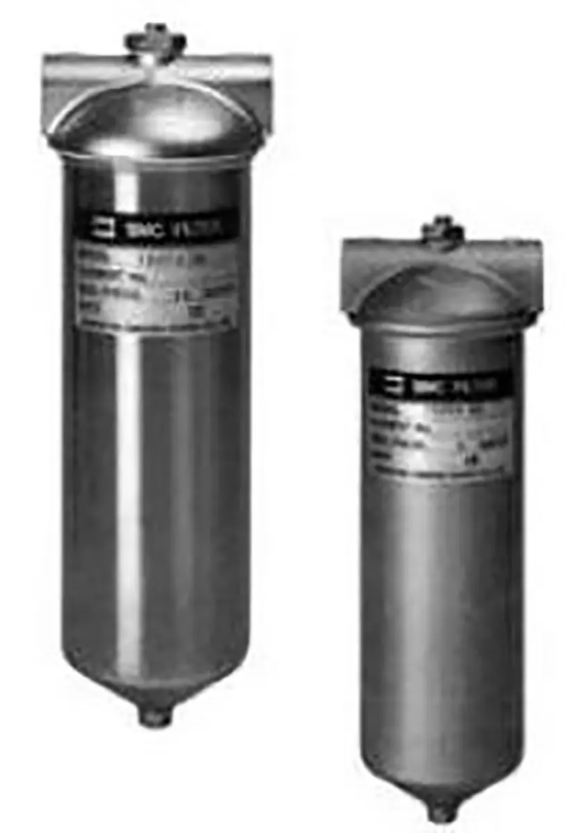 SMC FGD 20 μm Pneumatik-Filter, Manuell, 60 L/min max., Anschluss 1/2 in, 0.7 Mpa max.