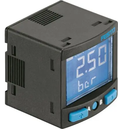 Produktfoto 1 von Festo Drucksensor, 0 bar bis 10 bar 15V, 30 V, IP40 50 °C