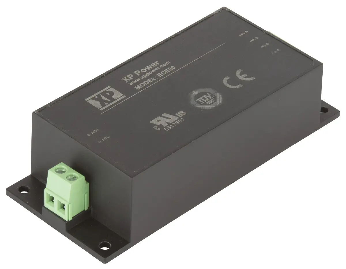 XP Power Schaltnetzteil, 48V dc / 1.67A 80W 85 → 264V ac Gekapselt, Gehäusemontage