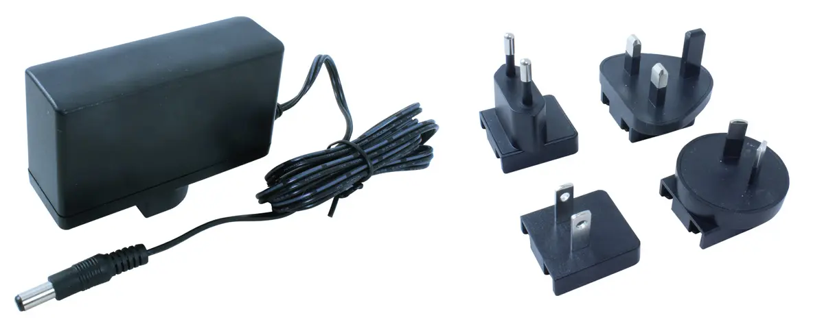 Produktfoto 1 von RS PRO Steckernetzteil AC/DC-Adapter 18W, 100V ac, 24V dc / 750mA Medizin-Zulassung, Universal-Stecker
