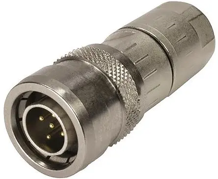 Produktfoto 1 von HARTING M12 18.65 mm M12 Rundsteckverbinder Buchse 5-polig Stecker 4A Kabel IP54
