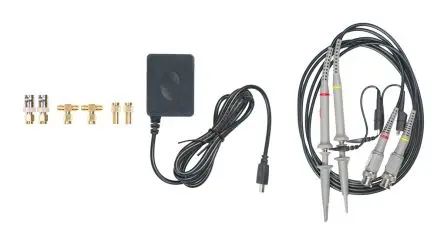 Produktfoto 1 von Red Pitaya Oszilloskop Zubehör-Set SMA/BCN-Adapter, Oszilloskope Sonden, WiFi-Dongle, Ohm-Terminierung, SMA-T-Adapter,
