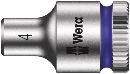 Produktfoto 1 von Wera 1/4 in 6-Kant Buchse SW 4 mm Sechskant x 23.0mm