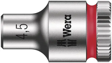 Produktfoto 1 von Wera 1/4 in 6-Kant Buchse SW 4.5 mm Sechskant x 23.0mm