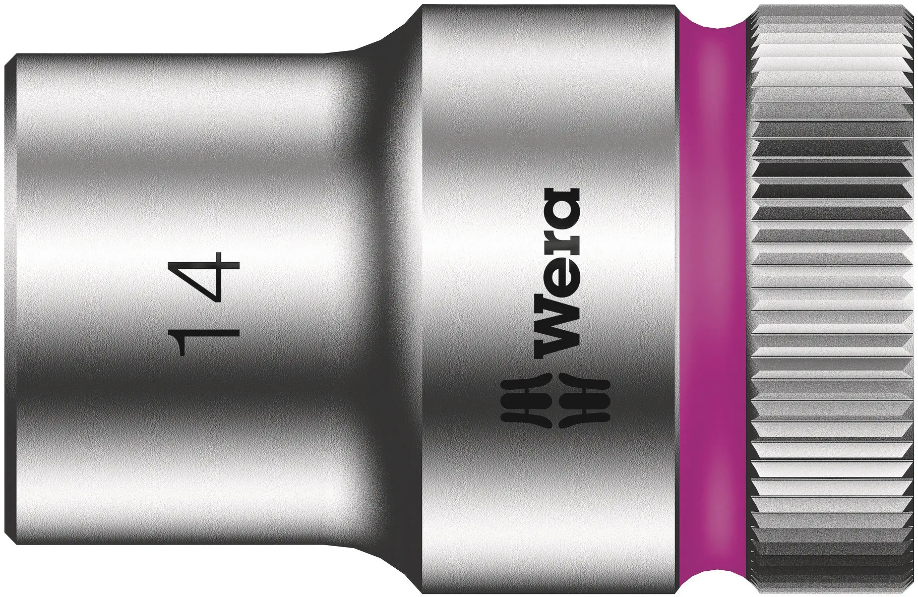 Produktfoto 1 von Wera 1/2 in 6-Kant Buchse SW 14 mm Sechskant x 37.0 mm