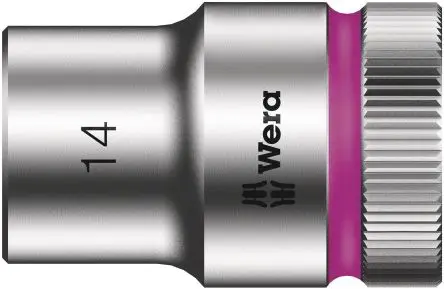 Produktfoto 1 von Wera 1/2 in 6-Kant Buchse SW 14 mm Sechskant x 37.0mm