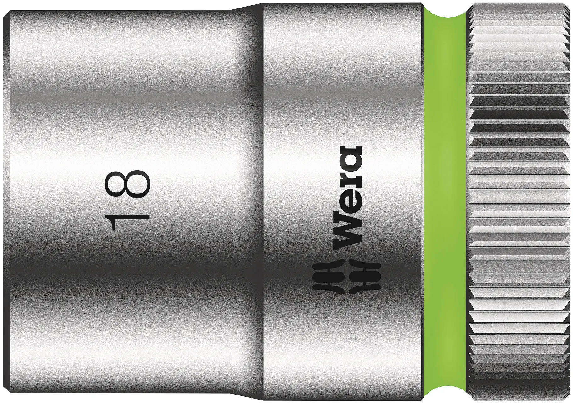 Produktfoto 1 von Wera 1/2 in 6-Kant Buchse SW 18 mm Sechskant x 37.0 mm