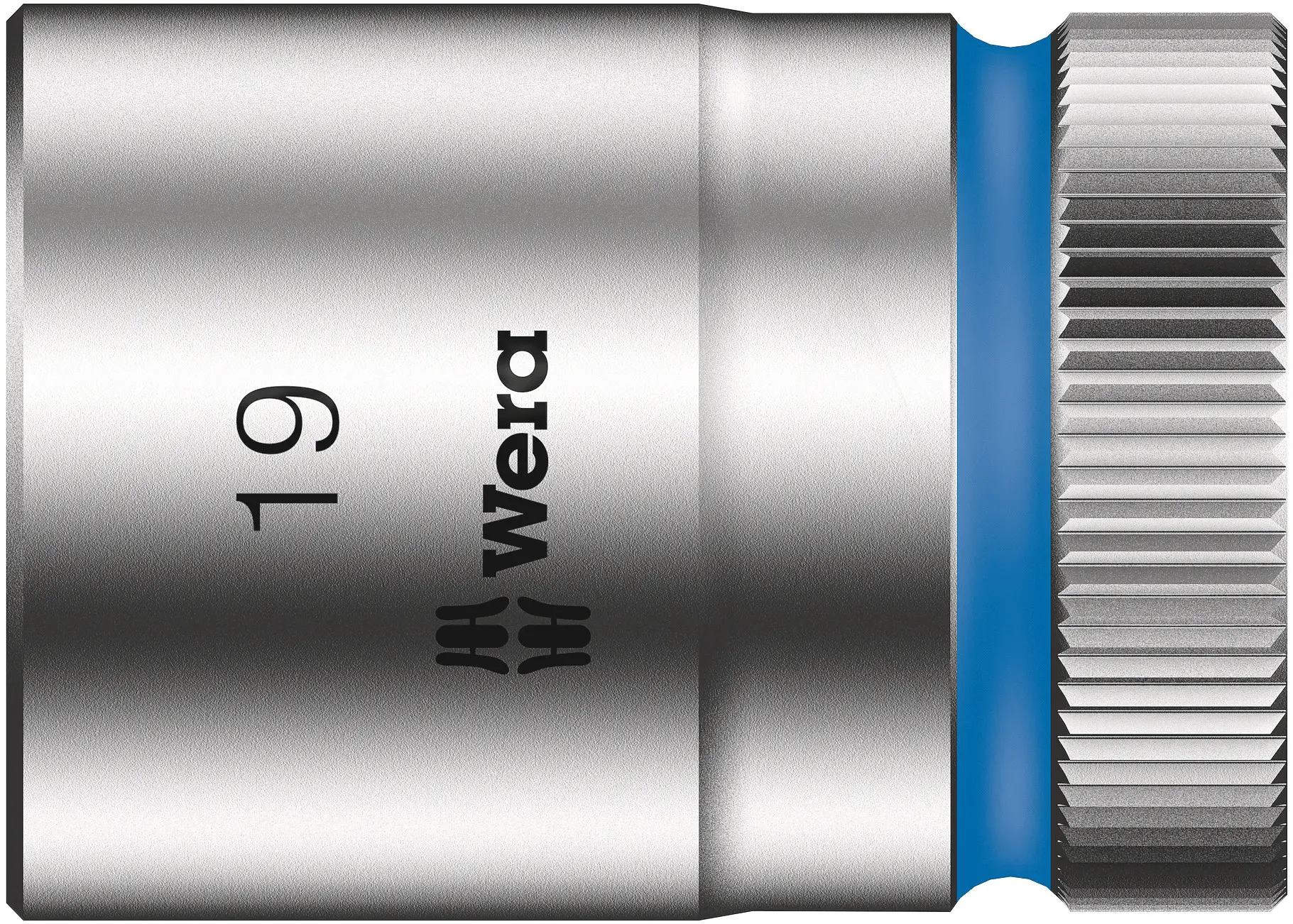 Produktfoto 1 von Wera 1/2 in 6-Kant Buchse SW 19 mm Sechskant x 37.0 mm