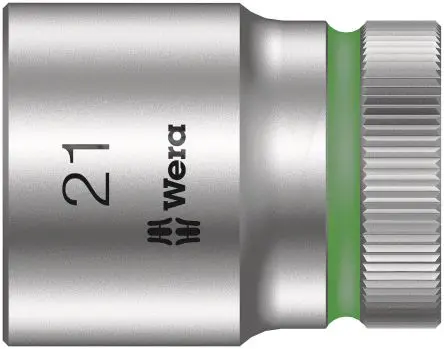 Produktfoto 1 von Wera 1/2 in 6-Kant Buchse SW 21 mm Sechskant x 37.0mm