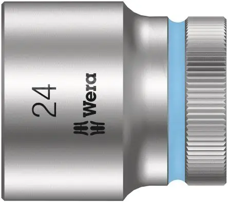 Produktfoto 1 von Wera 1/2 in 6-Kant Buchse SW 24 mm Sechskant x 37.0mm