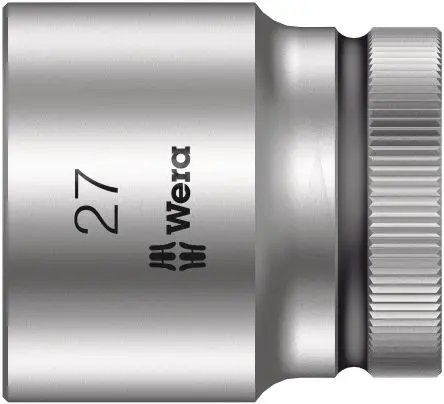 Produktfoto 1 von Wera 1/2 in 6-Kant Buchse SW 27 mm Sechskant x 40.0mm