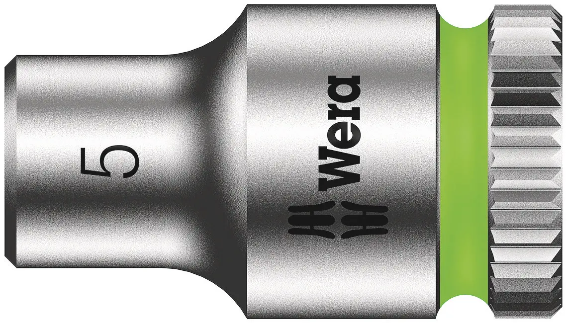 Produktfoto 1 von Wera 1/4 in 6-Kant Buchse SW 5 mm Sechskant x 23.0 mm