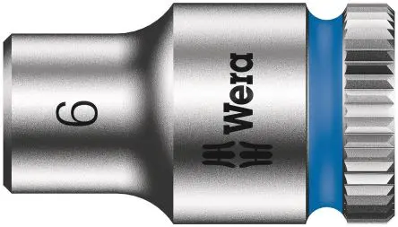 Produktfoto 1 von Wera 1/4 in Standard Buchse SW 6 mm Sechskant x 23.0mm