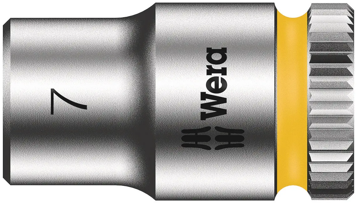 Produktfoto 1 von Wera 1/4 in 6-Kant Buchse SW 7 mm Sechskant x 23.0 mm