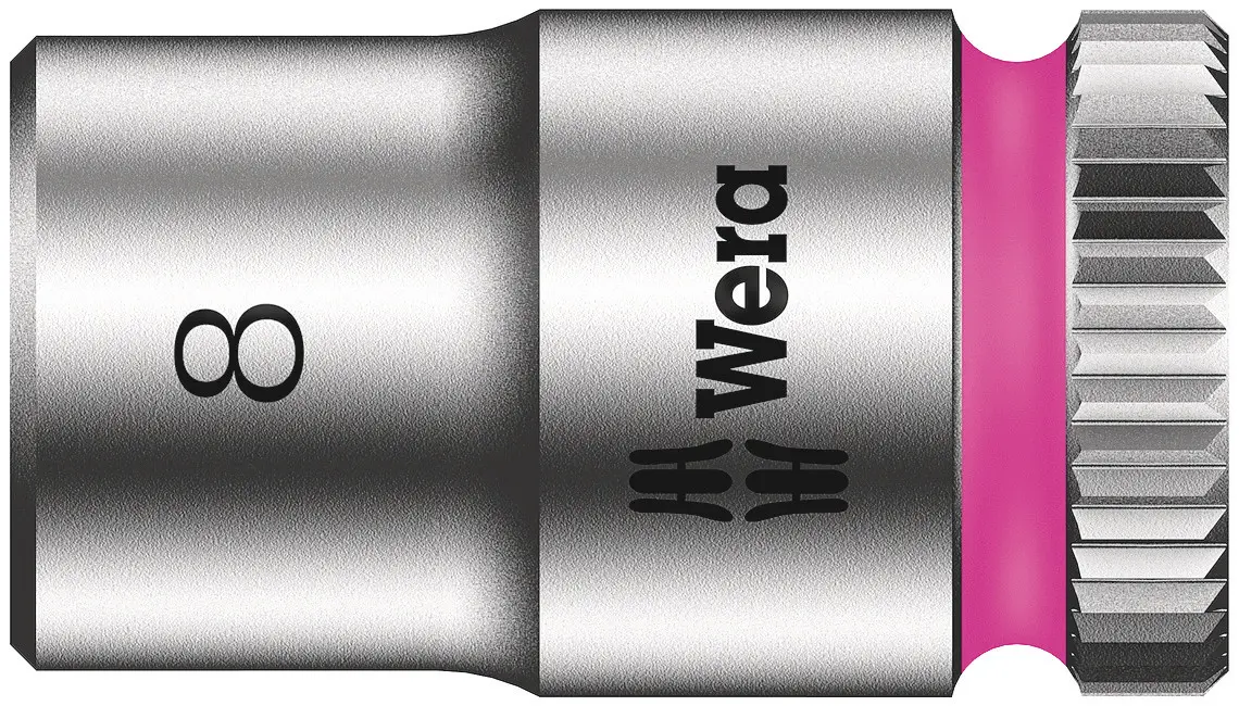 Produktfoto 1 von Wera 1/4 in 6-Kant Buchse SW 8 mm Sechskant x 23.0 mm