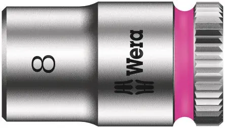 Produktfoto 1 von Wera 1/4 in 6-Kant Buchse SW 8 mm Sechskant x 23.0mm