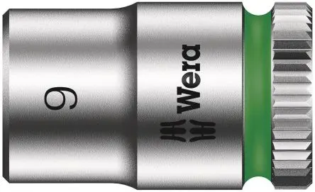Produktfoto 1 von Wera 1/4 in 6-Kant Buchse SW 9 mm Sechskant x 23.0mm