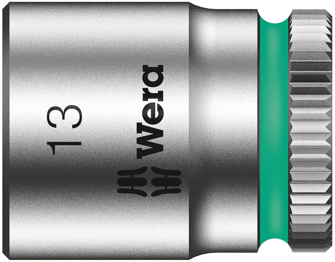 Produktfoto 1 von Wera 1/4 in 6-Kant Buchse SW 13 mm Sechskant x 23.0 mm