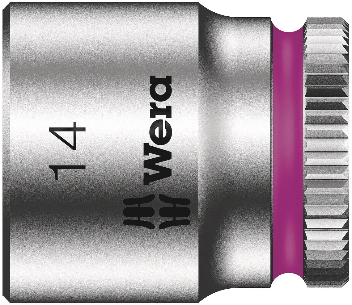 Produktfoto 1 von Wera 1/4 in 6-Kant Buchse SW 14 mm Sechskant x 23.0 mm