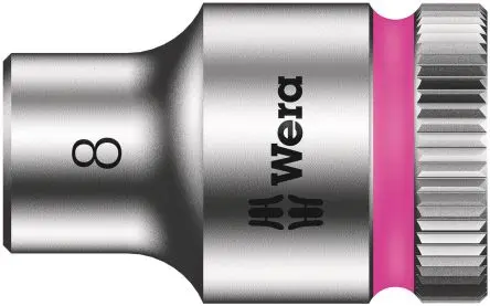 Produktfoto 1 von Wera 3/8 in 6-Kant Buchse SW 8 mm Sechskant x 29.0mm